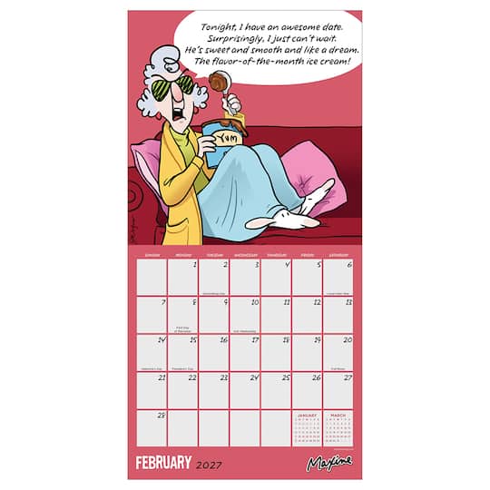2027 Maxine Mini Calendar